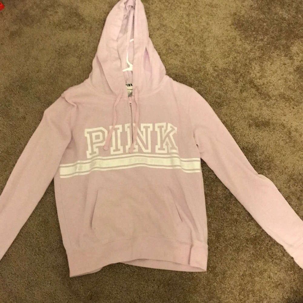 Pink half zipper jacket size small